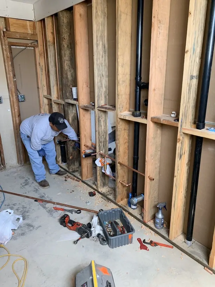 Commercial rough-in plumbing for Gas Line Repair in Treemont Terrace